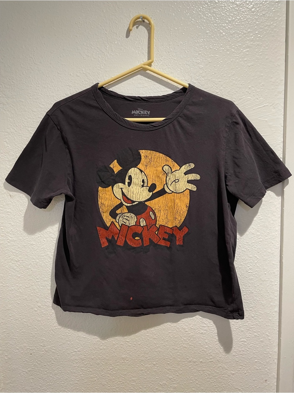 ✨ Disney Mickey & Friends Distressed Boyfriend Style T-Shirt Large 🖤